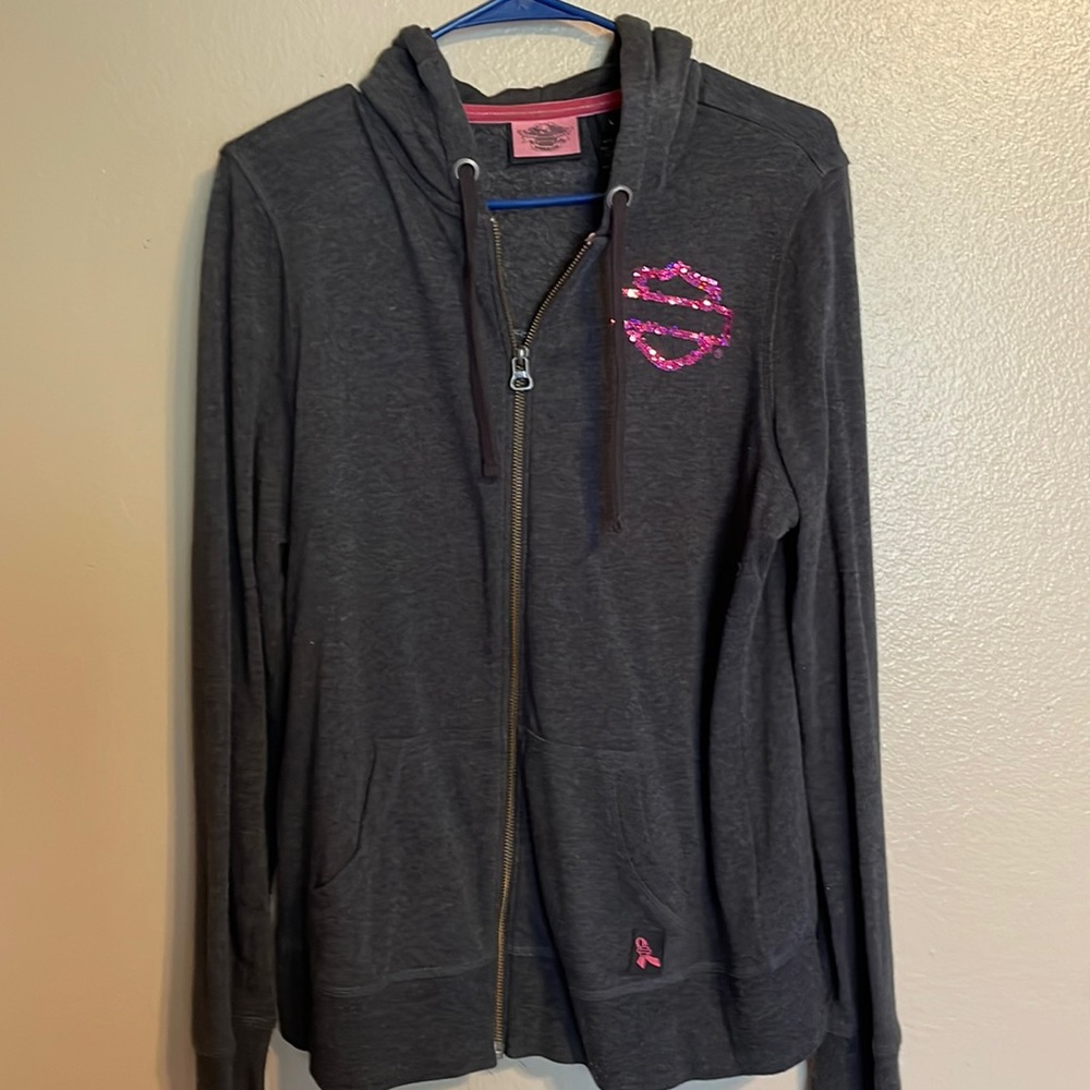 Ladies Harley Davidson hoodie.